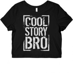 Ladies Slim Fit Crop Top Tee