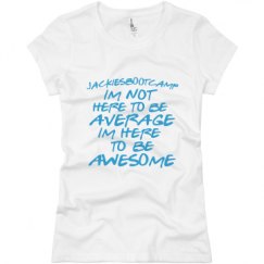 Ladies Slim Fit Basic Promo Jersey Tee