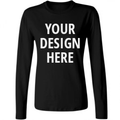 Ladies Relaxed Fit Basic Long Sleeve Tee