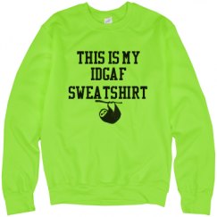 Unisex Neon Crewneck Sweatshirt