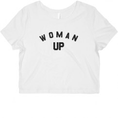 Ladies Slim Fit Crop Top Tee
