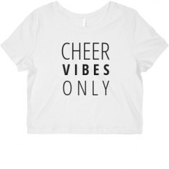 Ladies Slim Fit Crop Top Tee