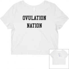Ovulation Nation Crop Top