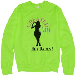 Unisex Neon Crewneck Sweatshirt