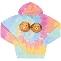 Unisex Tie-Dye Fleece Hoodie