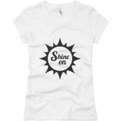 Ladies Slim Fit Basic Promo Jersey Tee