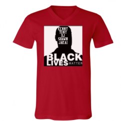 Unisex V-Neck Jersey Tee