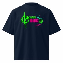 Unisex Organic Oversized High Neck T-Shirt