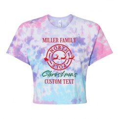 Women's Tie Dye Crop Top Tee