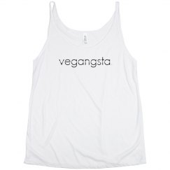 vegangsta slouchy tank top