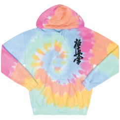 Unisex Tie-Dye Fleece Hoodie