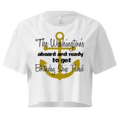 Ladies Festival Cali Crop Top Tee