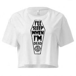 Ladies Festival Cali Crop Top Tee