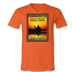 Unisex V-Neck Jersey Tee