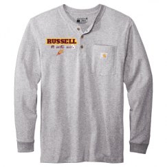 Unisex Carhartt Long Sleeve Henley Tee