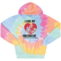 Unisex Tie-Dye Fleece Hoodie