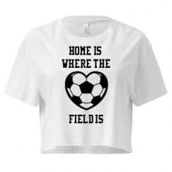 Ladies Festival Cali Crop Top Tee