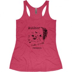 Ladies Slim Fit Super Soft Racerback Triblend Tank