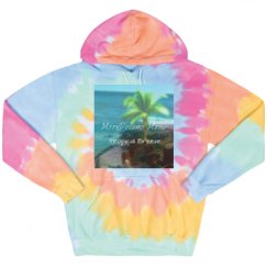 Unisex Tie-Dye Fleece Hoodie
