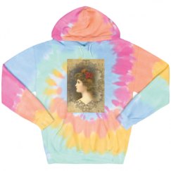 Unisex Tie-Dye Fleece Hoodie