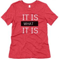 Ladies Relaxed Fit Super Soft Triblend Tee