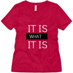 Ladies Relaxed Fit V-Neck Tee