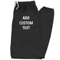 Add Text To Sweatpants For Teams