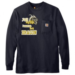 Unisex Carhartt Pocket Long Sleeve Tee