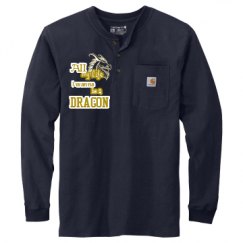 Unisex Carhartt Long Sleeve Henley Tee 