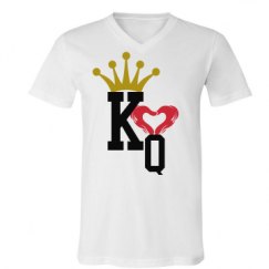 Unisex V-Neck Jersey Tee