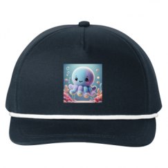 Snapback Five-Panel Rope Hat