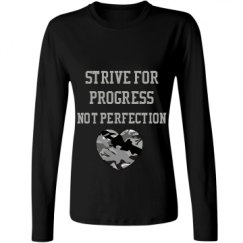 Ladies Relaxed Fit Basic Long Sleeve Tee