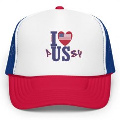 A Patriot's Pussy Hat (Red Blooded Vein Outline)