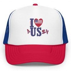 A Patriot's Pussy Hat (Blue Blood Vein Outline)