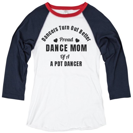 Long Sleeve Shirt Proud Dancer Mom Tee Shirt Design