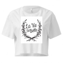 Ladies Festival Cali Crop Top Tee