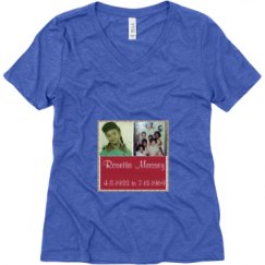 Ladies Relaxed Fit Super Soft Triblend V-Neck Tee