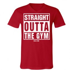 Unisex V-Neck Jersey Tee