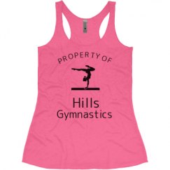 Ladies Slim Fit Super Soft Racerback Triblend Tank