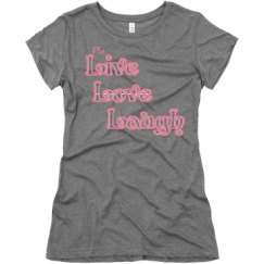 Ladies Slim Fit Super Soft Triblend Tee