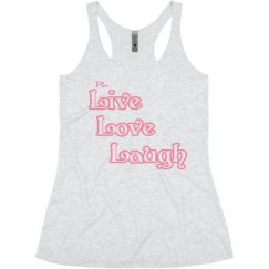 Ladies Slim Fit Super Soft Racerback Triblend Tank