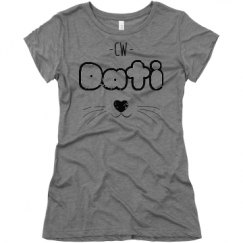 Ladies Slim Fit Super Soft Triblend Tee