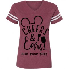 Ladies Relaxed Fit Vintage Sports Tee