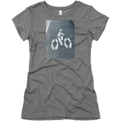 Ladies Slim Fit Super Soft Triblend Tee