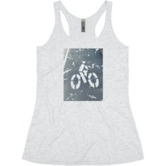 Ladies Slim Fit Super Soft Racerback Triblend Tank