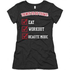 Ladies Slim Fit Super Soft Triblend Tee