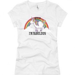 Ladies Slim Fit Basic Promo Jersey Tee