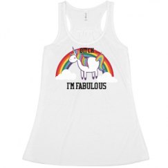 Ladies Flowy Racerback Tank