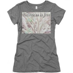 Ladies Slim Fit Super Soft Triblend Tee