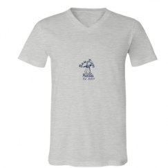 Unisex V-Neck Jersey Tee